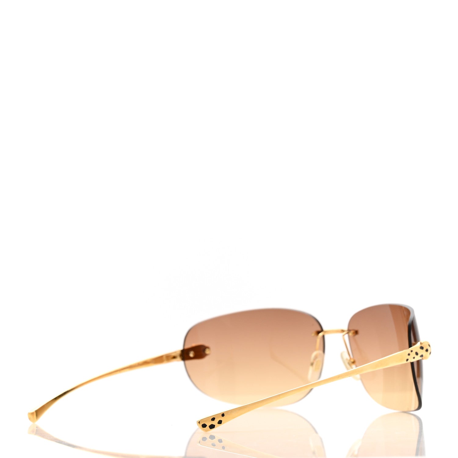 Cartier Panthere De Cartier Sunglasses CT0266S Gold 4 of 6