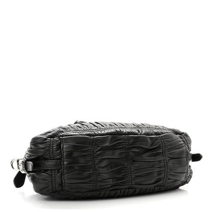 Prada Nappa Gaufre Tote Black 3 of 11
