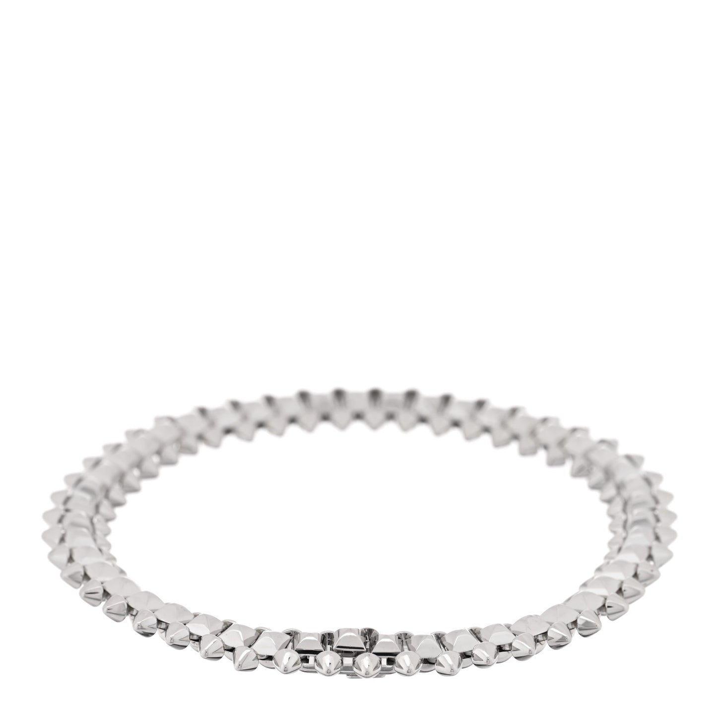 18K White Gold Medium Clash De Cartier Flexible Bracelet 17