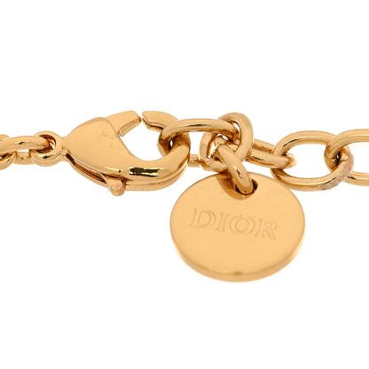 Christian Dior Metal Pearl Logo Bracelet Gold 4 of 5