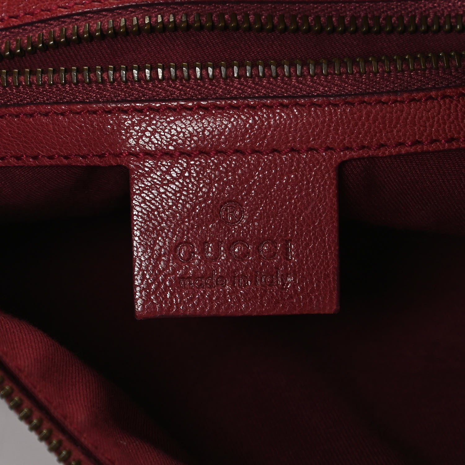 Gucci Calfskin Small Blondie Hobo Red 5 of 9