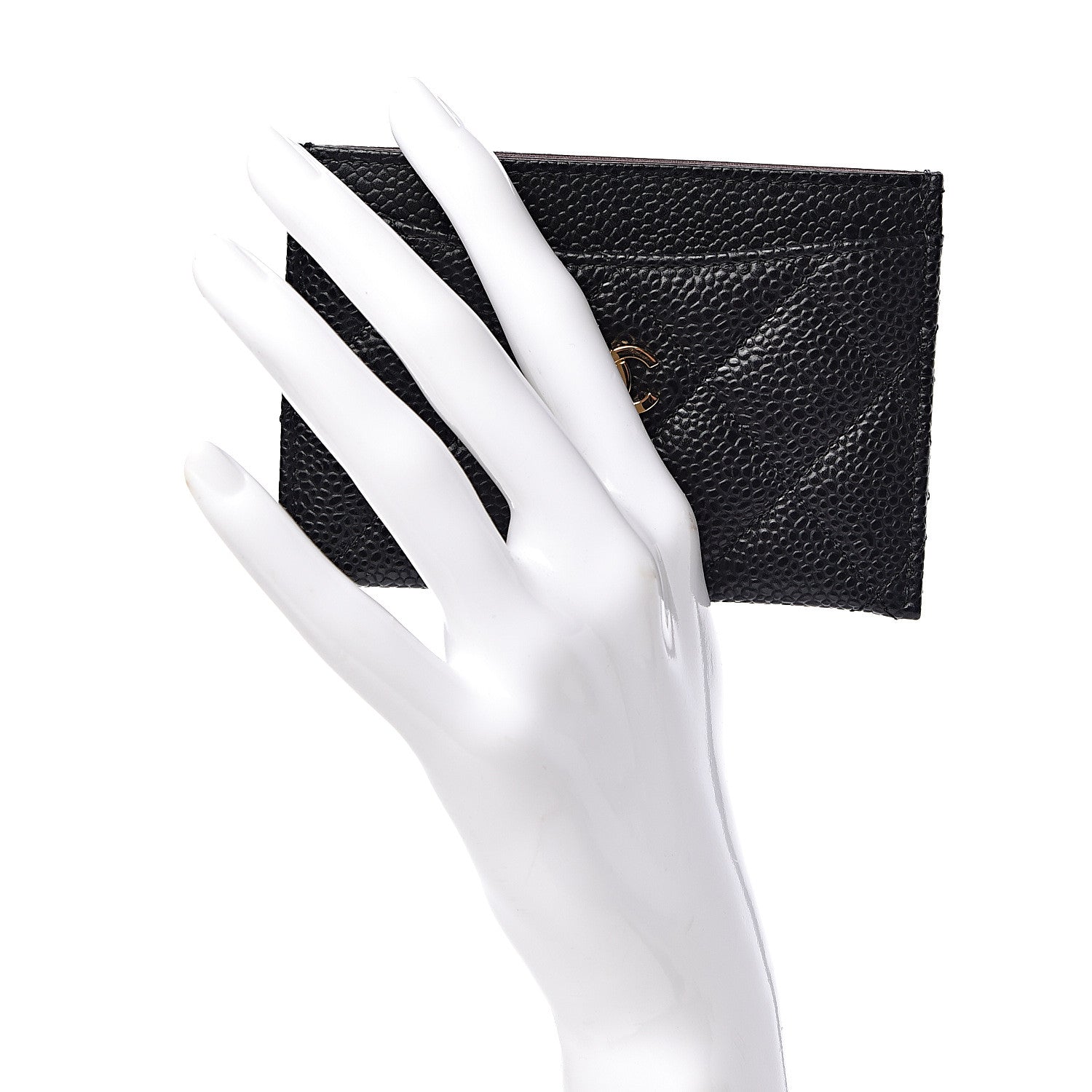 Chanel Caviar Quilted Card Holder Black 2 of 9