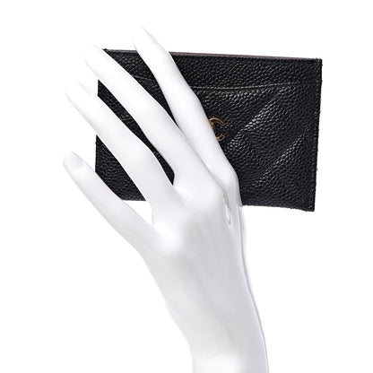 Chanel Caviar Quilted Card Holder Black 2 of 9