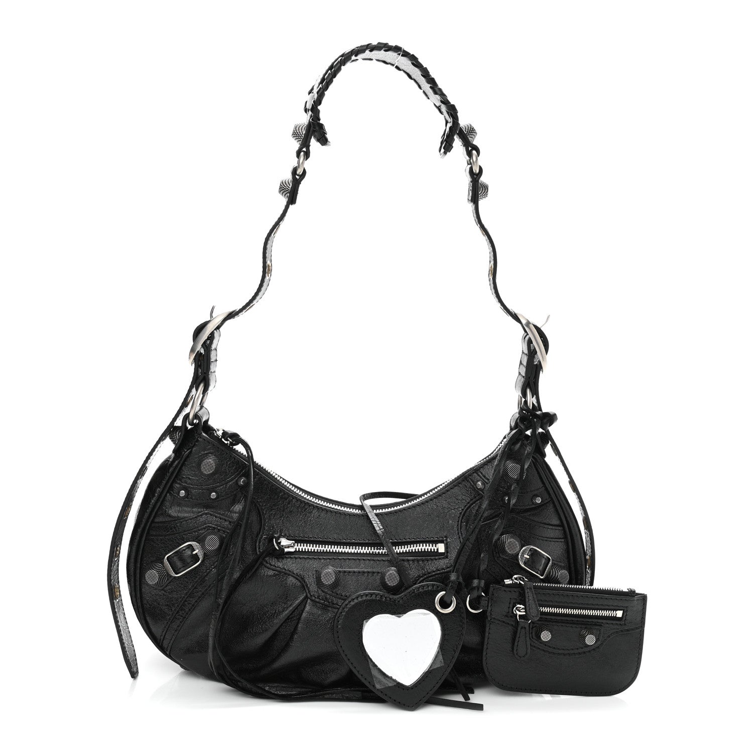Balenciaga Agneau Arena Small Le Cagole Shoulder Bag Black 1 of 11