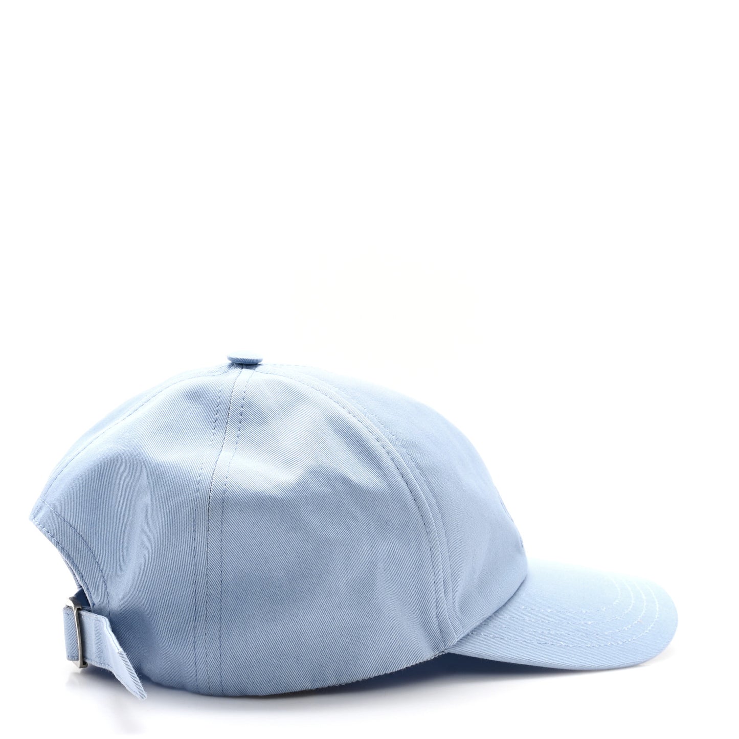 Cotton Embroidered Logo Script Baseball Hat XL Porcelain Blue