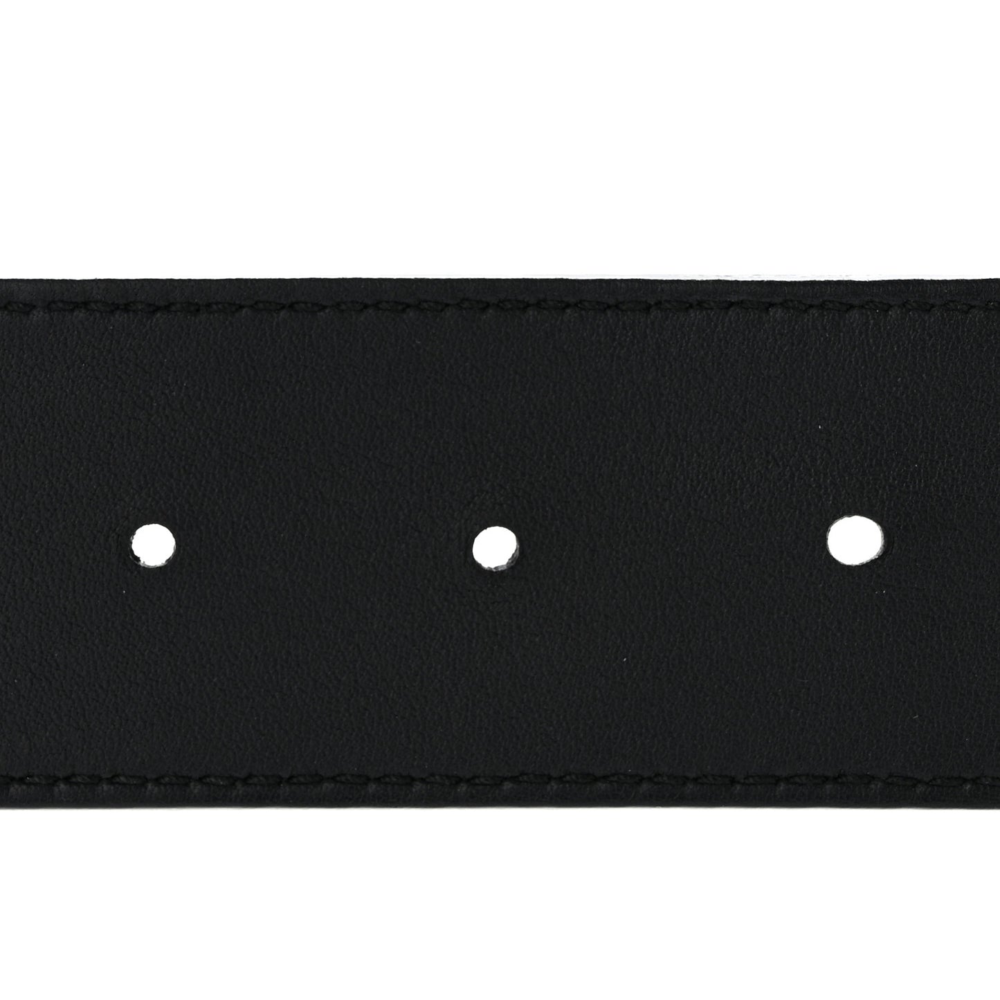 Textured Dollar Calfskin Double G 40mm Belt 90 36 Black