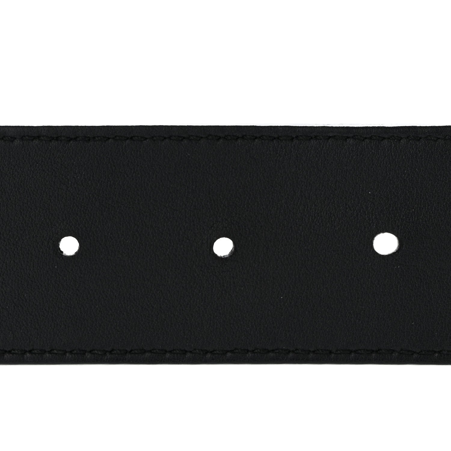 Gucci Textured Dollar Calfskin Double G 40mm Belt 90 36 Black 5 of 8
