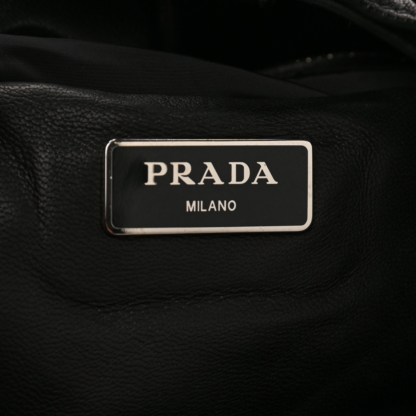 Nappa Bomber Tote Black