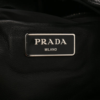 Prada Nappa Bomber Tote Black 6 of 11