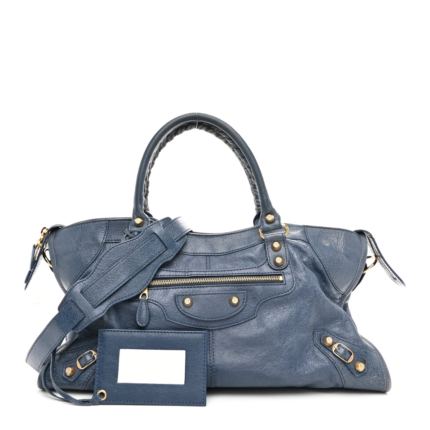 Balenciaga Agneau Giant 12 Gold Hardware Part Time Bleu Persan 3 of 12