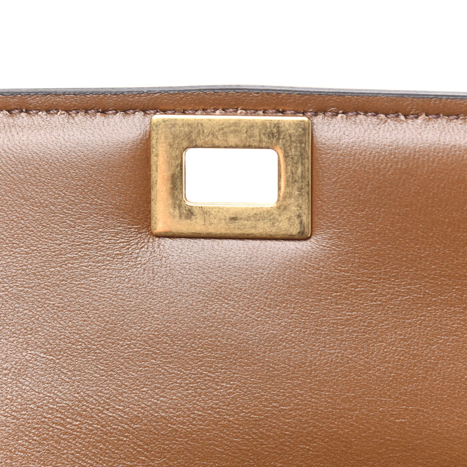 Celine Box Calfskin Teen Classic Box Flap Bag Camel 9 of 12