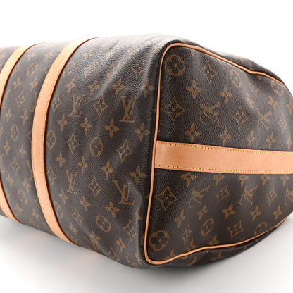 Louis Vuitton Monogram Keepall Bandouliere 45 10 of 14