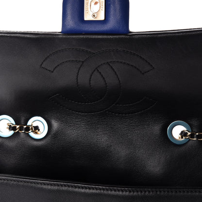 Chanel Lambskin Quilted Medium Graphic Flap Multicolor 9 of 15