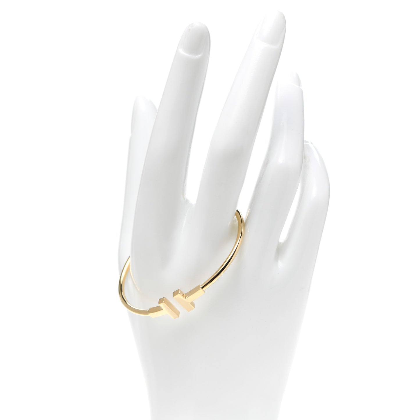 18K Yellow Gold T Wire Bracelet