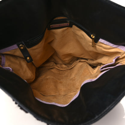 Jimmy Choo Mink Fur Snakeskin Hobo Brown 5 of 13