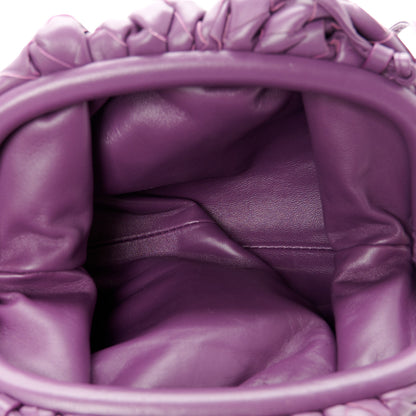 Bottega Veneta Nappa Intrecciato The Mini Pouch Eggplant 5 of 10
