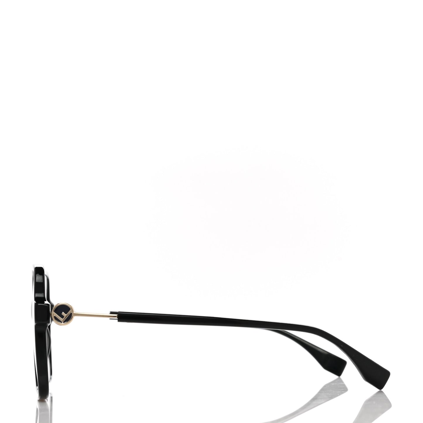 Acetate Square Sunglasses FF 0411/S Black