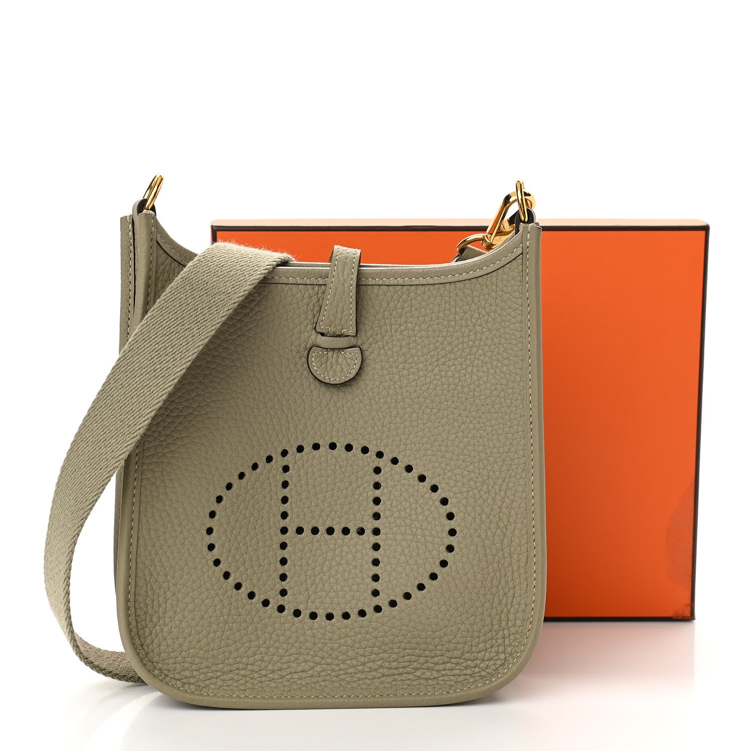 Hermes Taurillon Clemence Evelyne TPM Sauge 11 of 11