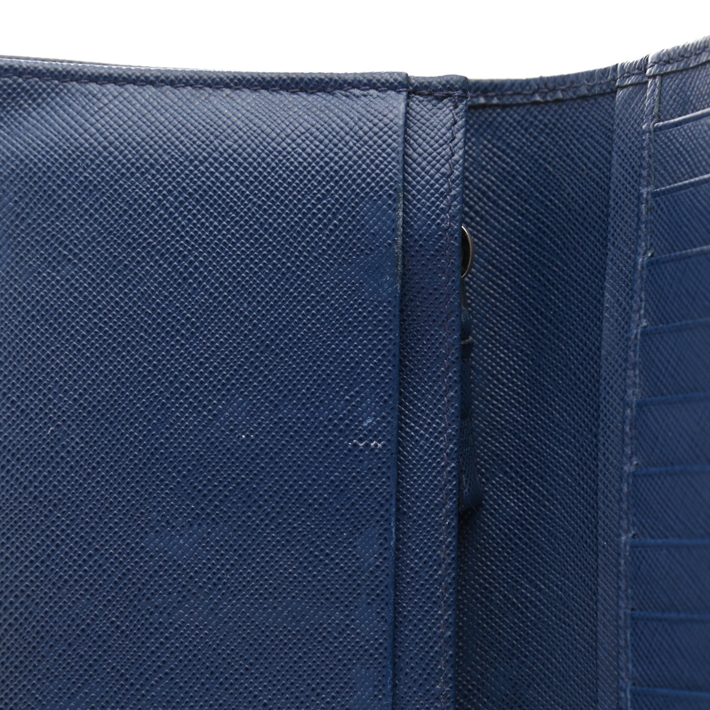 Saffiano Long Wallet Bluette