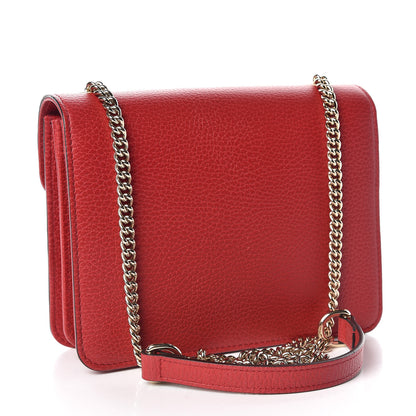 Gucci Dollar Calfskin Small Interlocking G Shoulder Bag Red 3 of 11