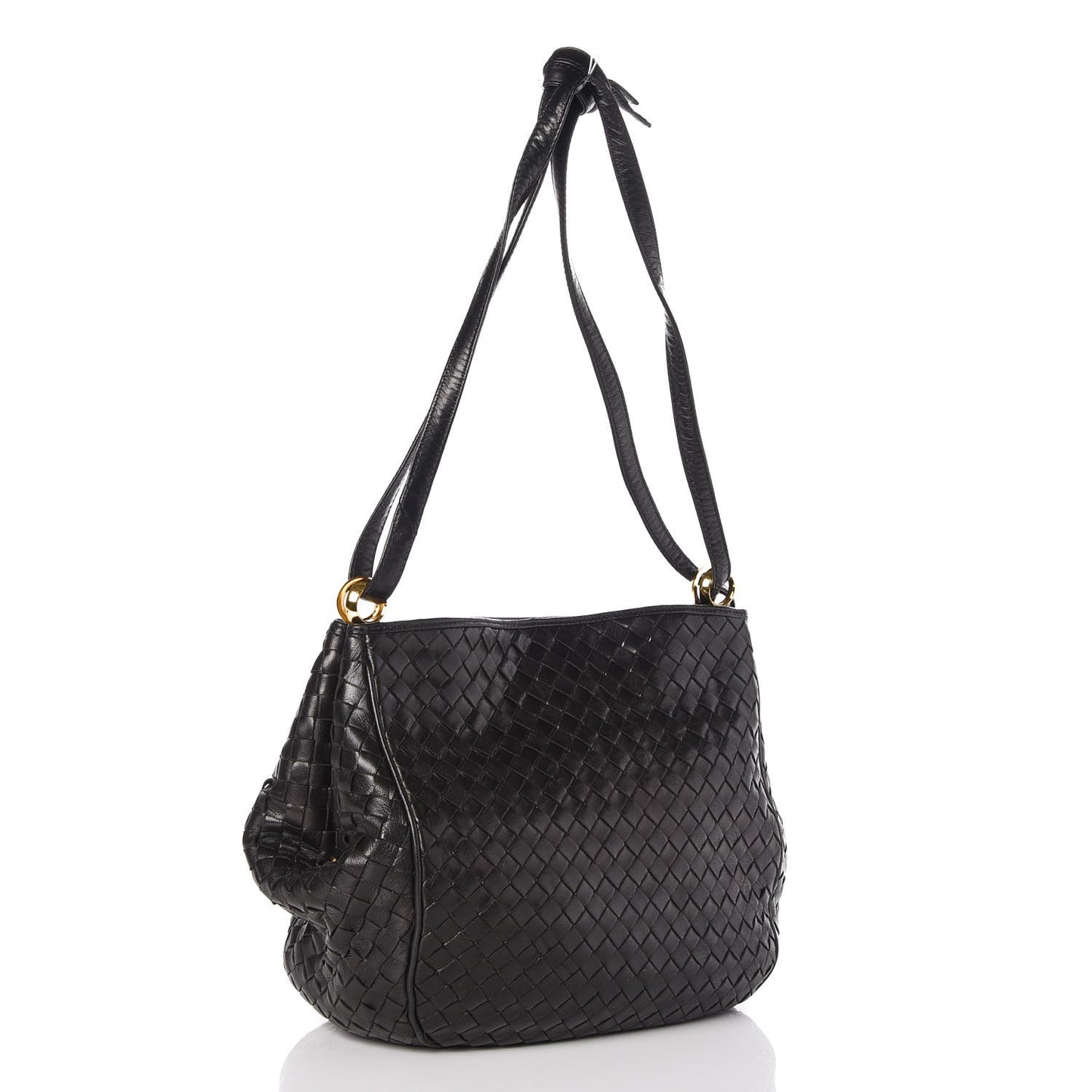 Nappa Intrecciato Tote Nero Black