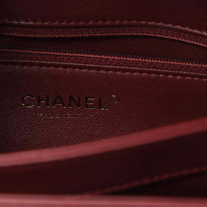 Chanel Lambskin Quilted Medium Trendy CC Flap Dual Handle Bag Burgundy 6 of 12