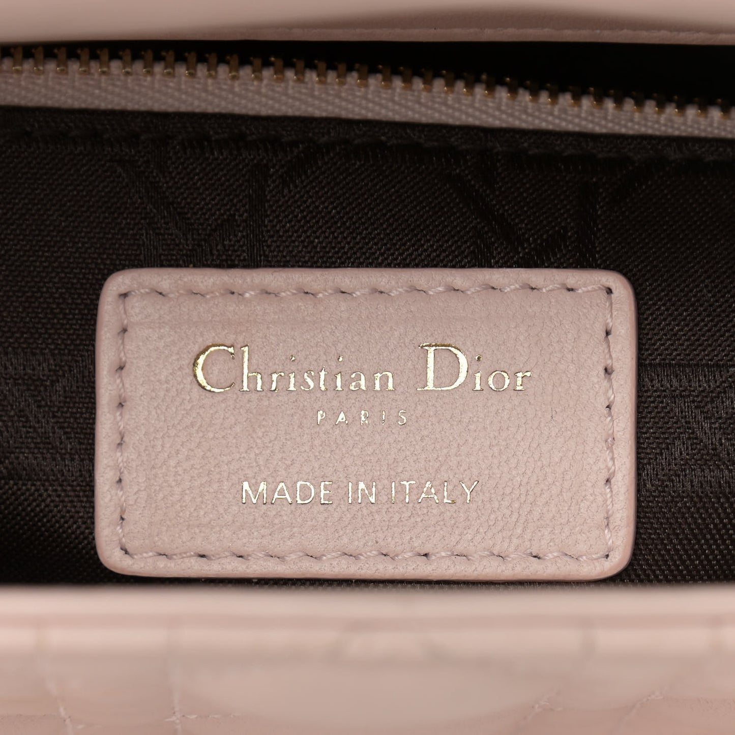 Lambskin Cannage Small Lady Dior Pink