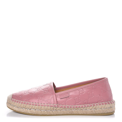 Gucci Guccissima Signature Espadrilles 38.5 Rose Baby Candy 1 of 11