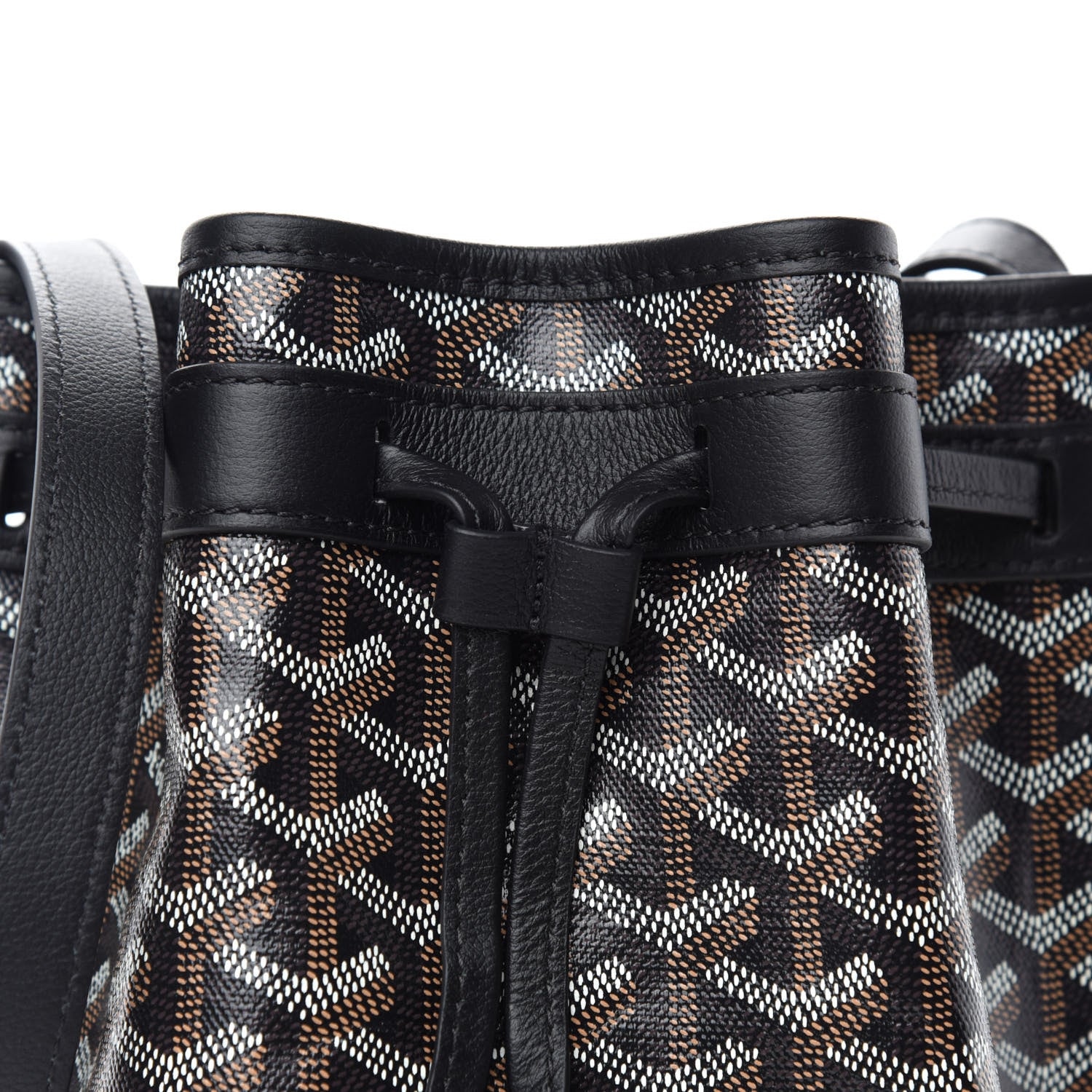 Goyard Goyardine Petit Flot Bucket Bag PM Black 7 of 9