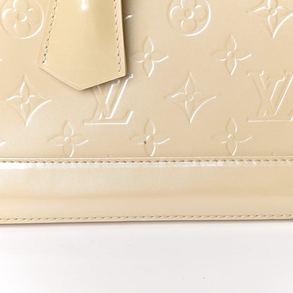 Louis Vuitton Vernis Alma MM Blanc Corail 8 of 13