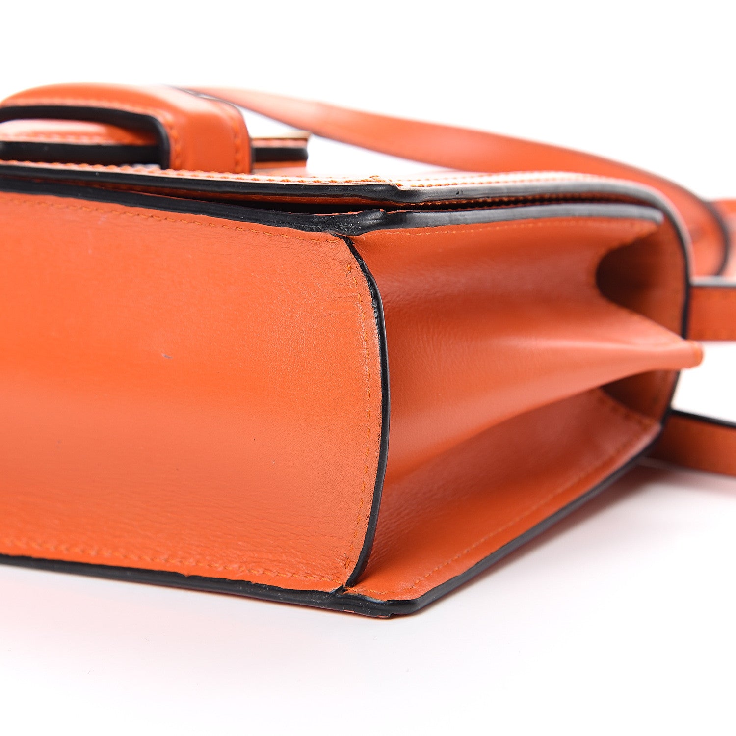 Loewe Calfskin Small Barcelona Shoulder Bag Orange 12 of 12