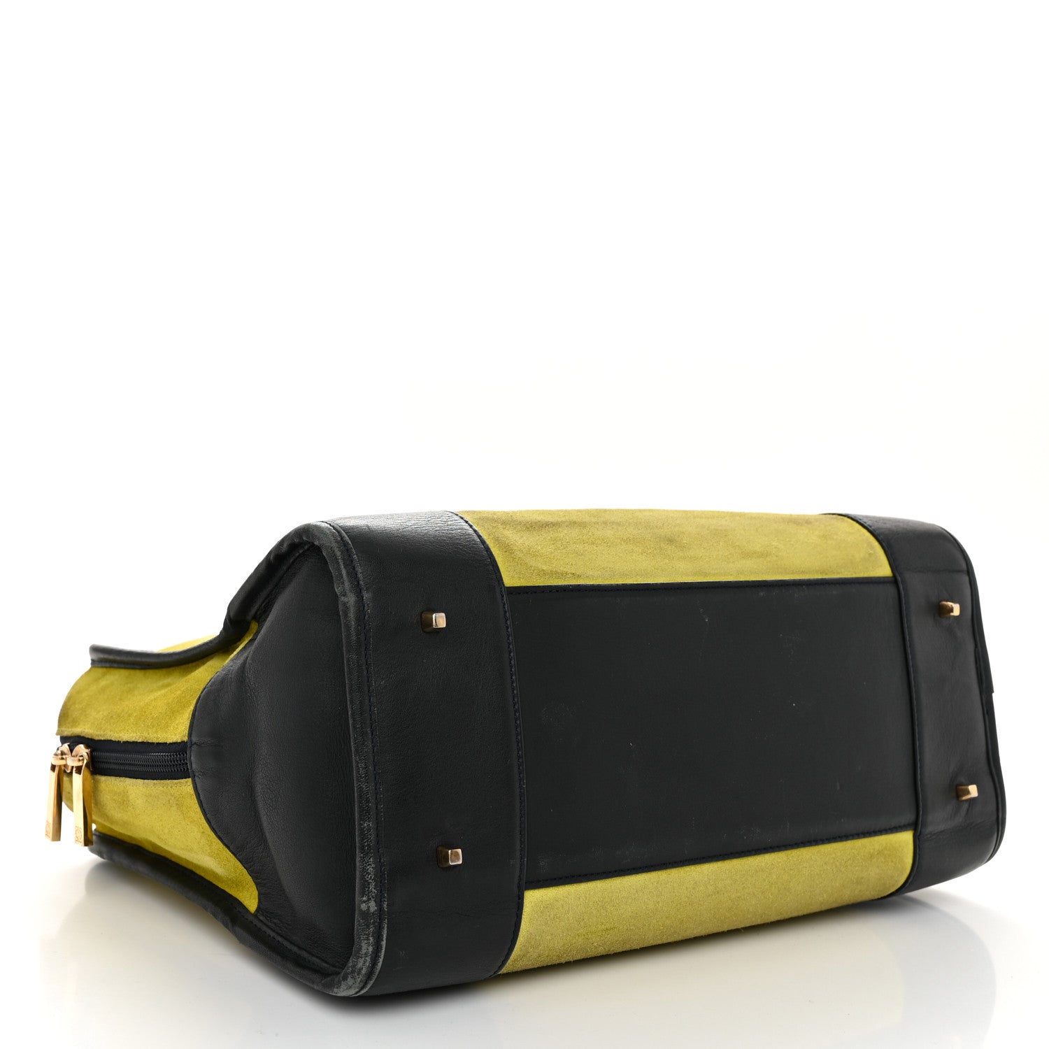 Loewe Suede Calfskin Amazona Yellow Black 4 of 11
