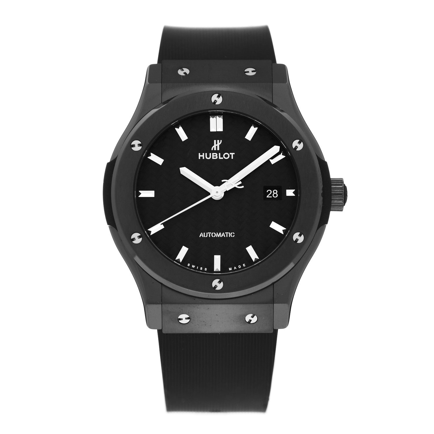 Hublot Ceramic Carbon 42mm Classic Fusion Black Magic Automatic Watch Black 542.CM.1771.RX 1 of 5