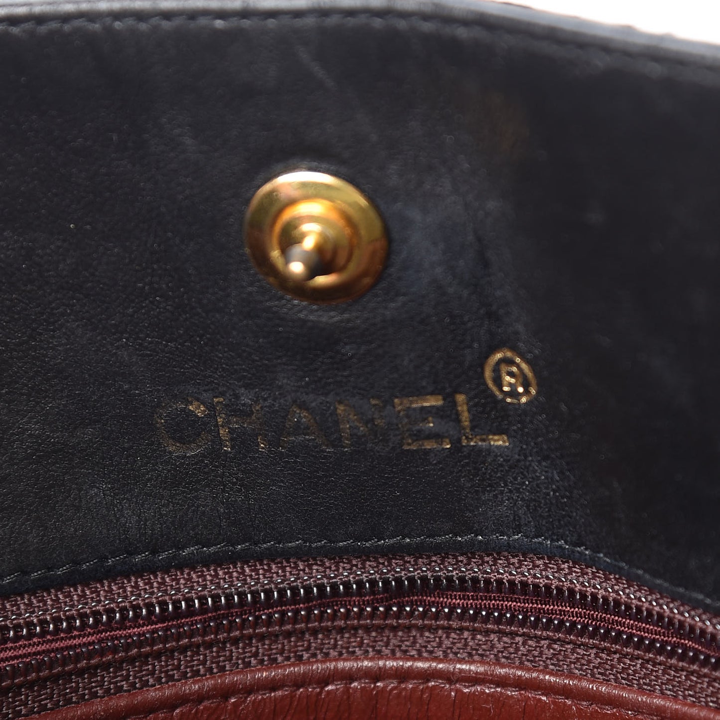 Lambskin Quilted CC Shoulder Bag Black