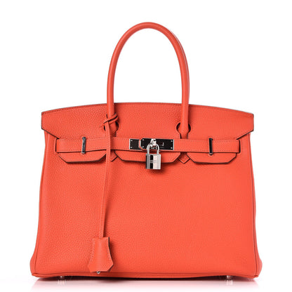 Hermes Togo Birkin 30 Capucine 1 of 36