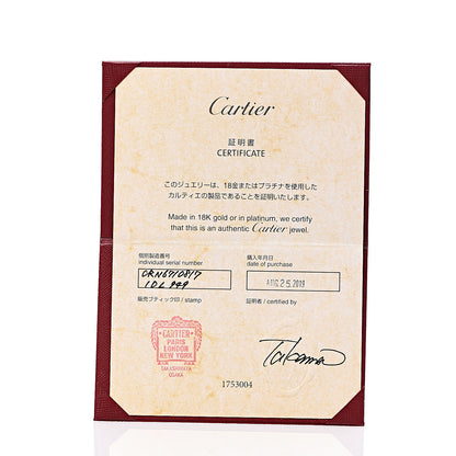 Cartier 18K White Gold Diamond Small LOVE Paved Bracelet 17 5 of 6