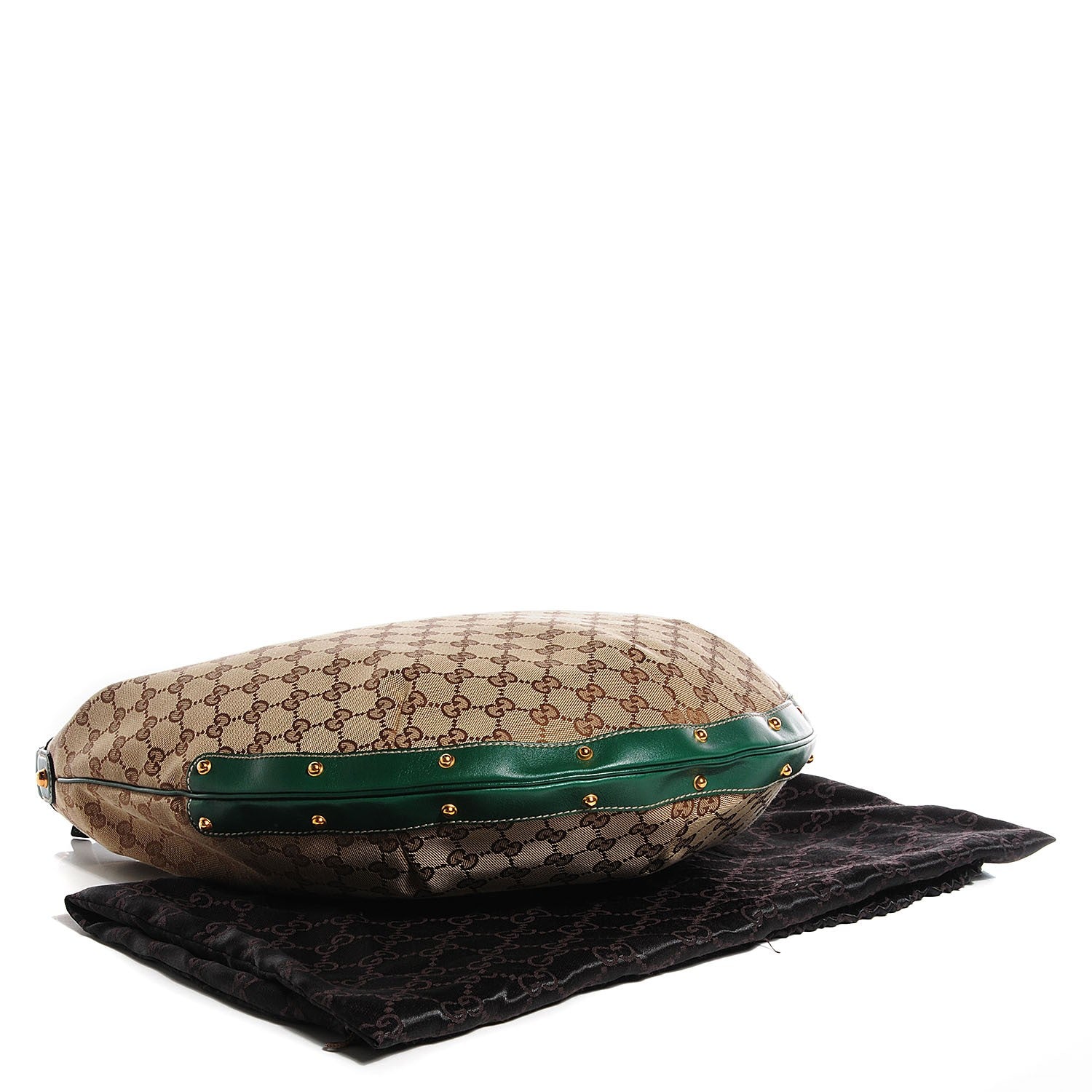 Gucci Monogram Biba Hobo Green 4 of 7