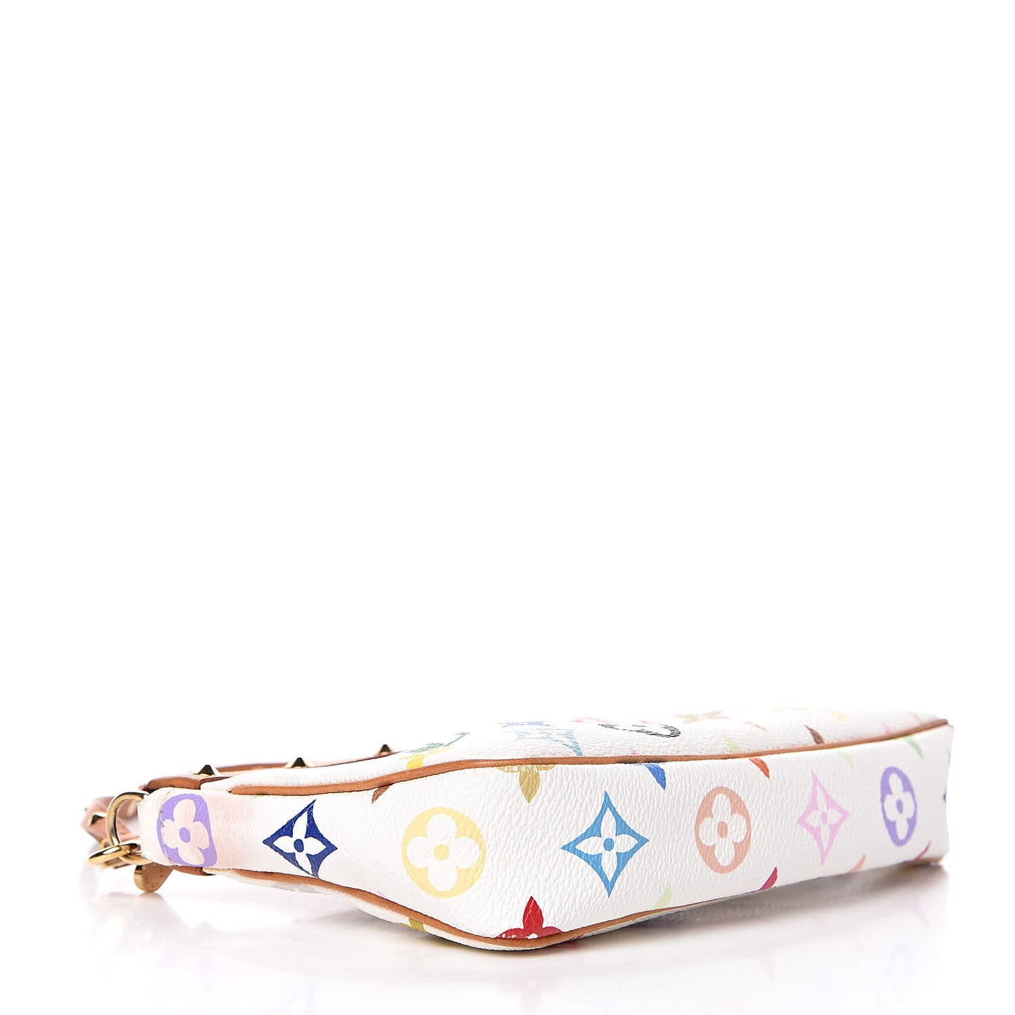 Monogram Multicolor Pochette Accessories White