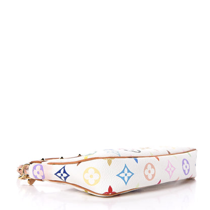 Louis Vuitton Monogram Multicolor Pochette Accessories White 4 of 13