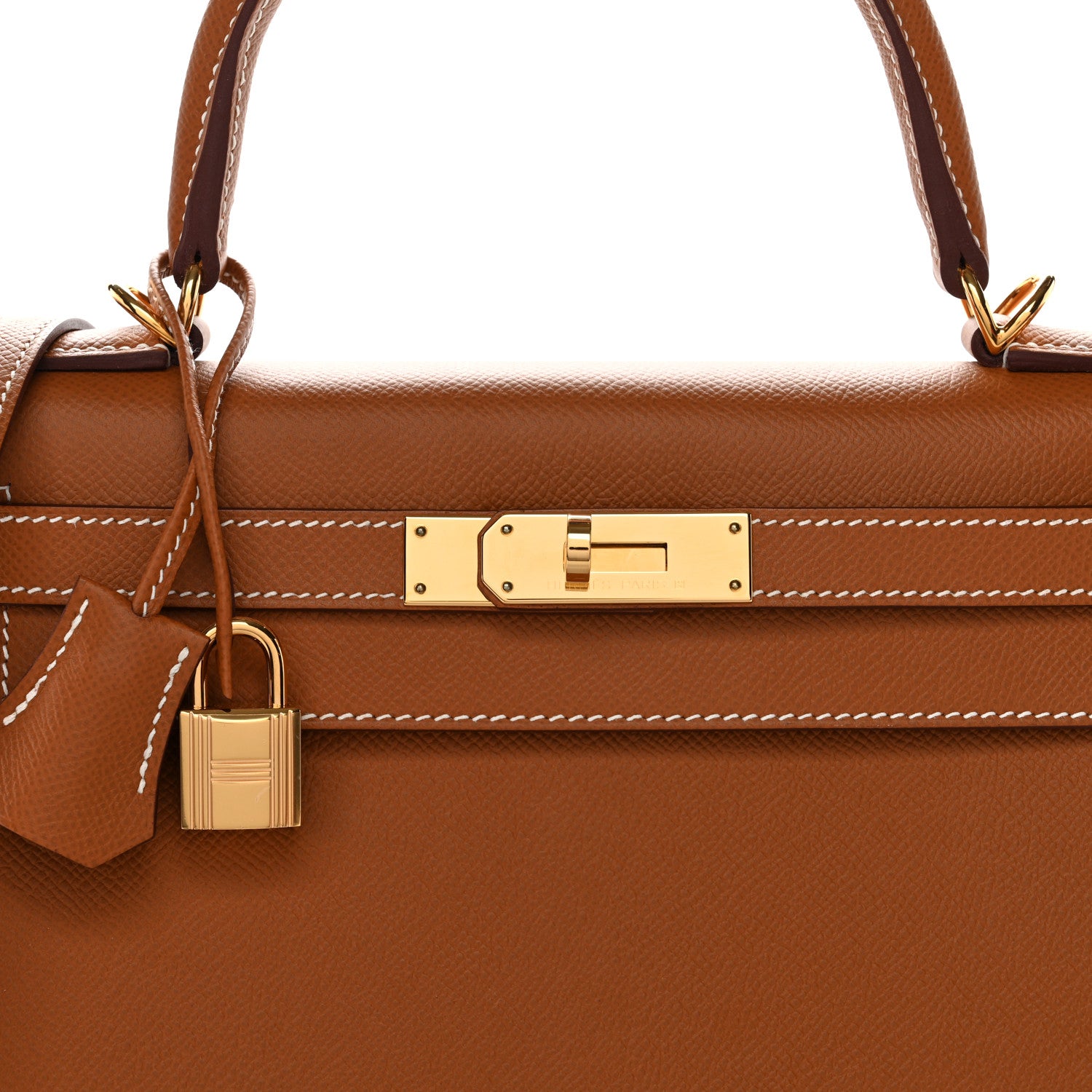 Hermes Epsom Kelly Sellier 28 Gold 8 of 11