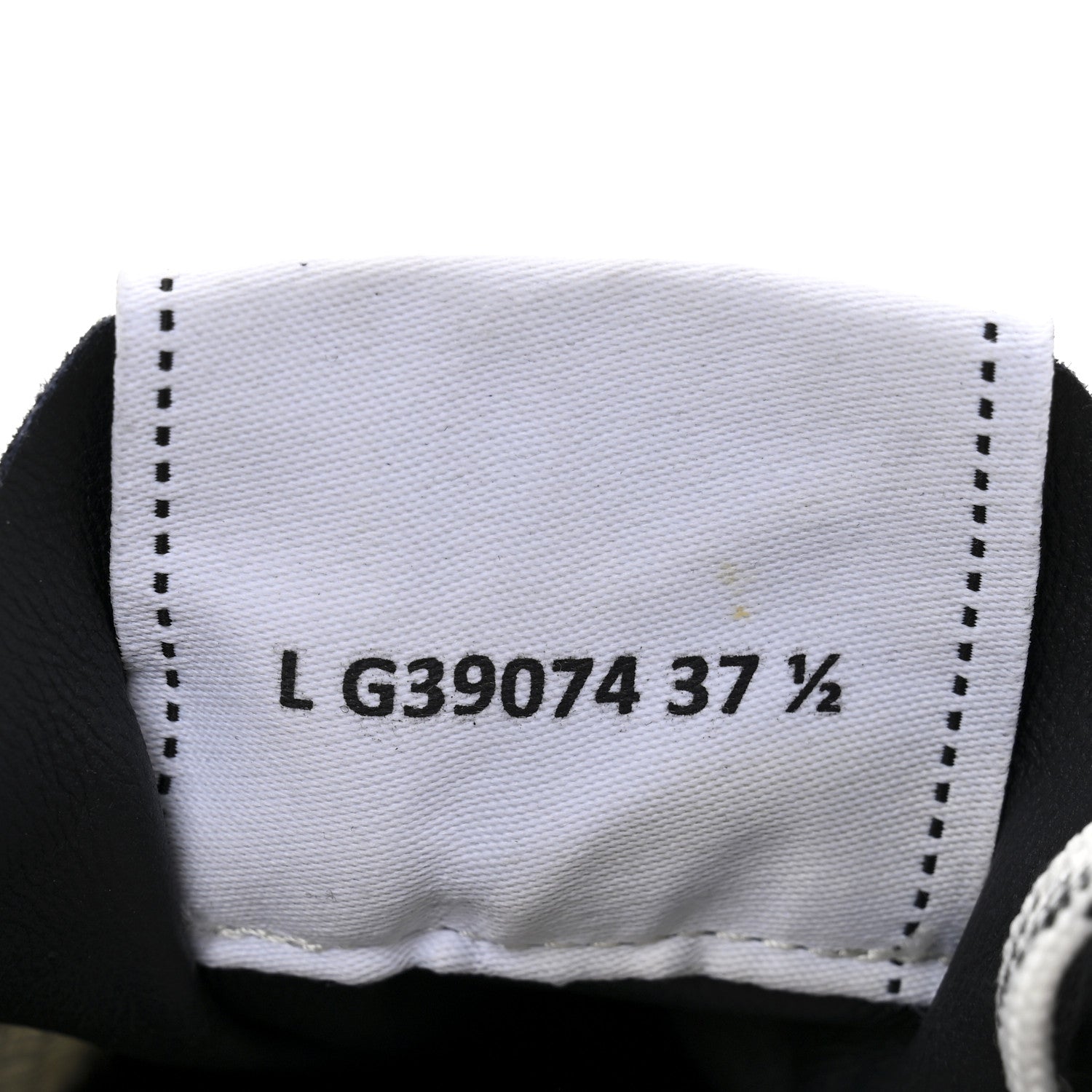 Chanel Fabric Suede Kidskin CC Sneakers 37.5 Dark Navy White 10 of 12