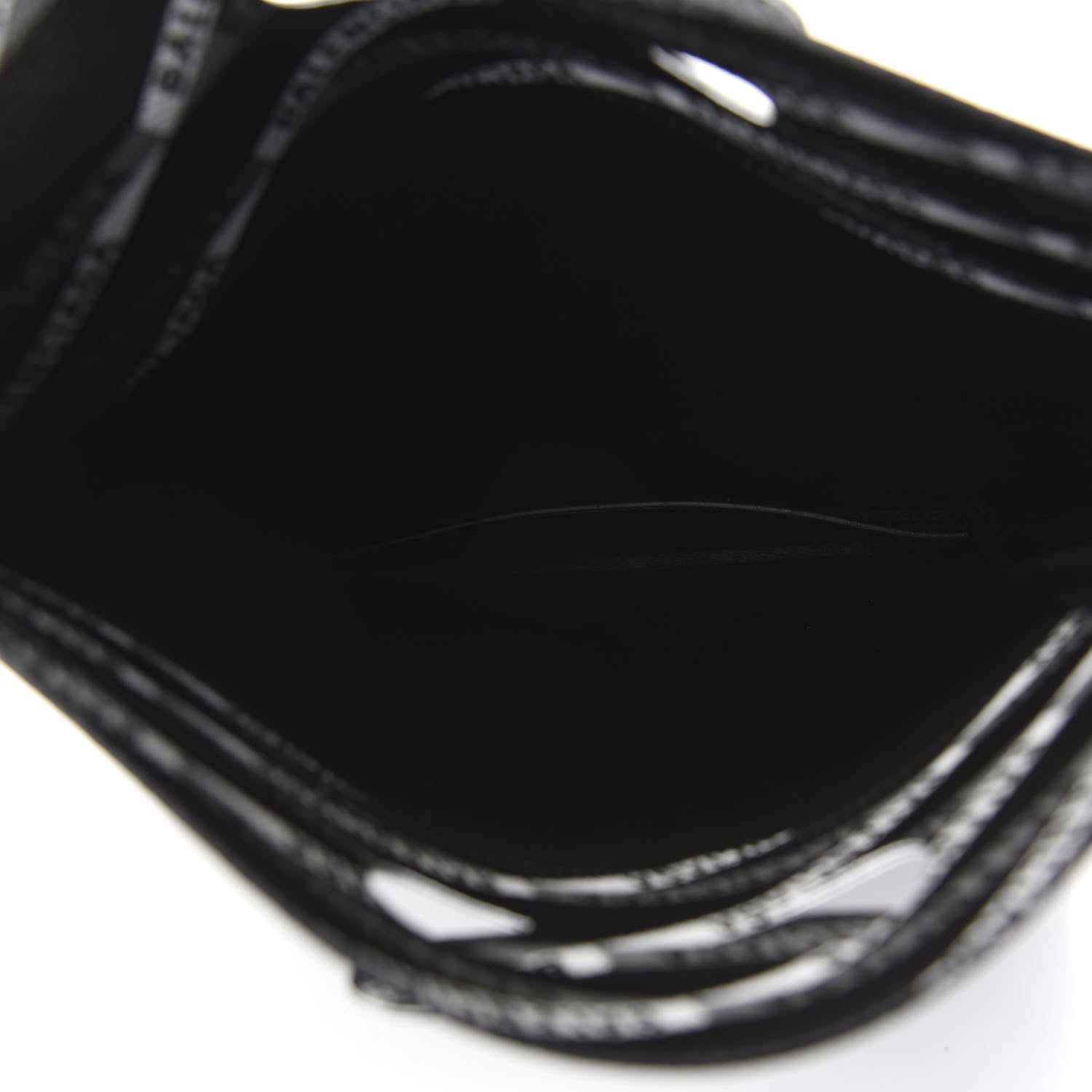 Balenciaga Coated Canvas Losange Monogram Plastic Bag Shopper S Black Grey 6 of 8