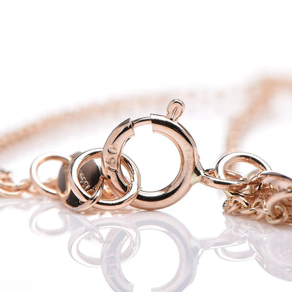 Tiffany 18K Rose Gold Diamond .08ct Elsa Peretti Diamonds by the Yard Bracelet 4 of 8