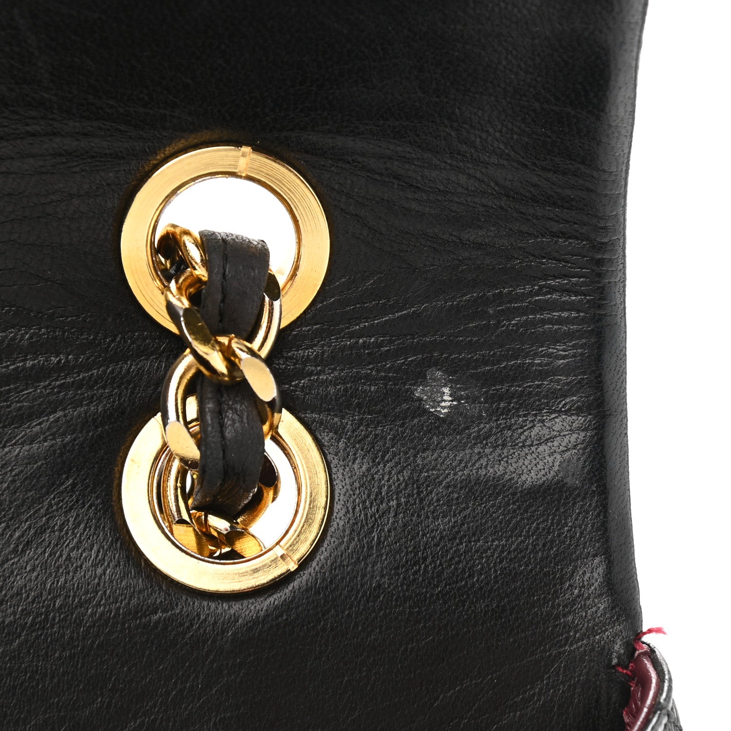 Chanel Lambskin Quilted XL Jumbo Single Flap Black 13 of 16