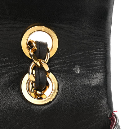 Chanel Lambskin Quilted XL Jumbo Single Flap Black 13 of 16