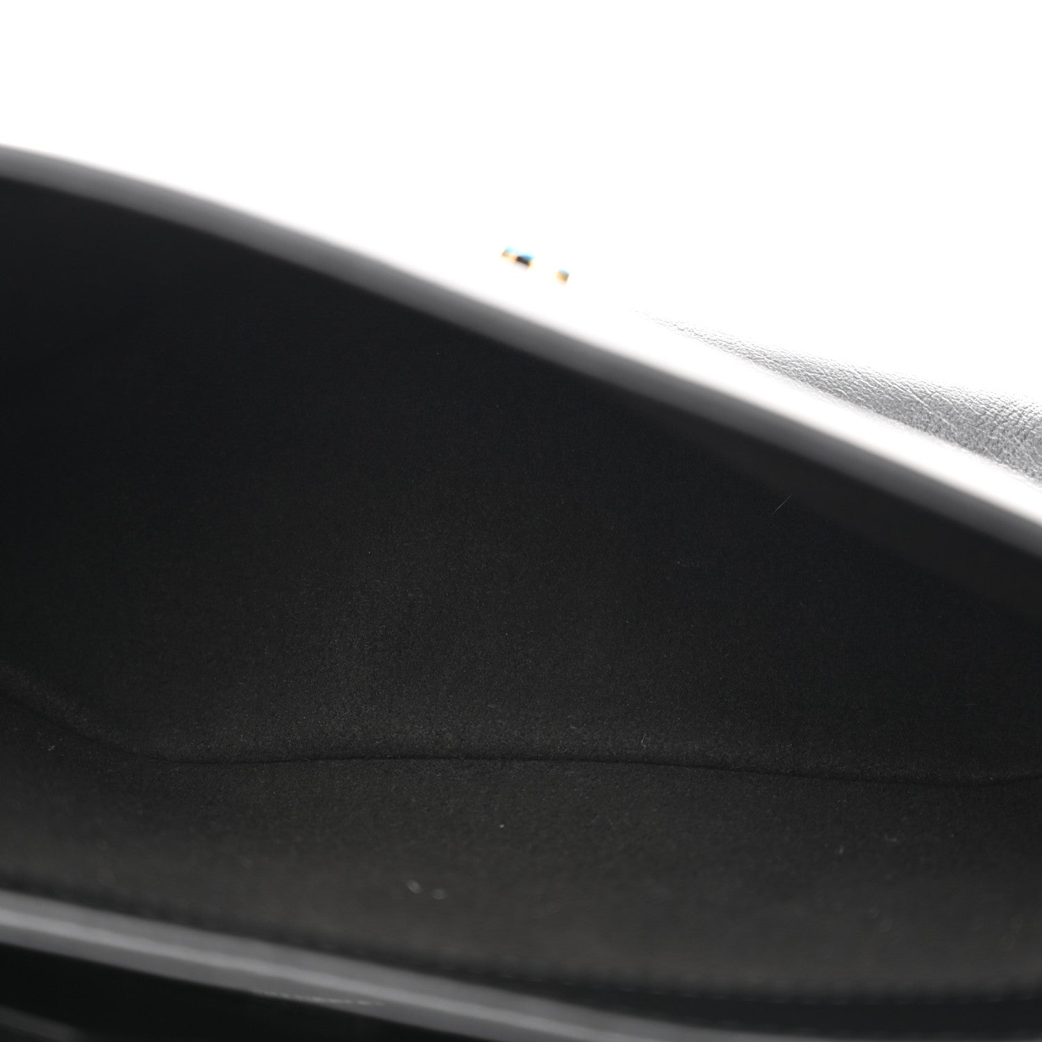 Off-White Calfskin Binder Clip Bag Black 5 of 11