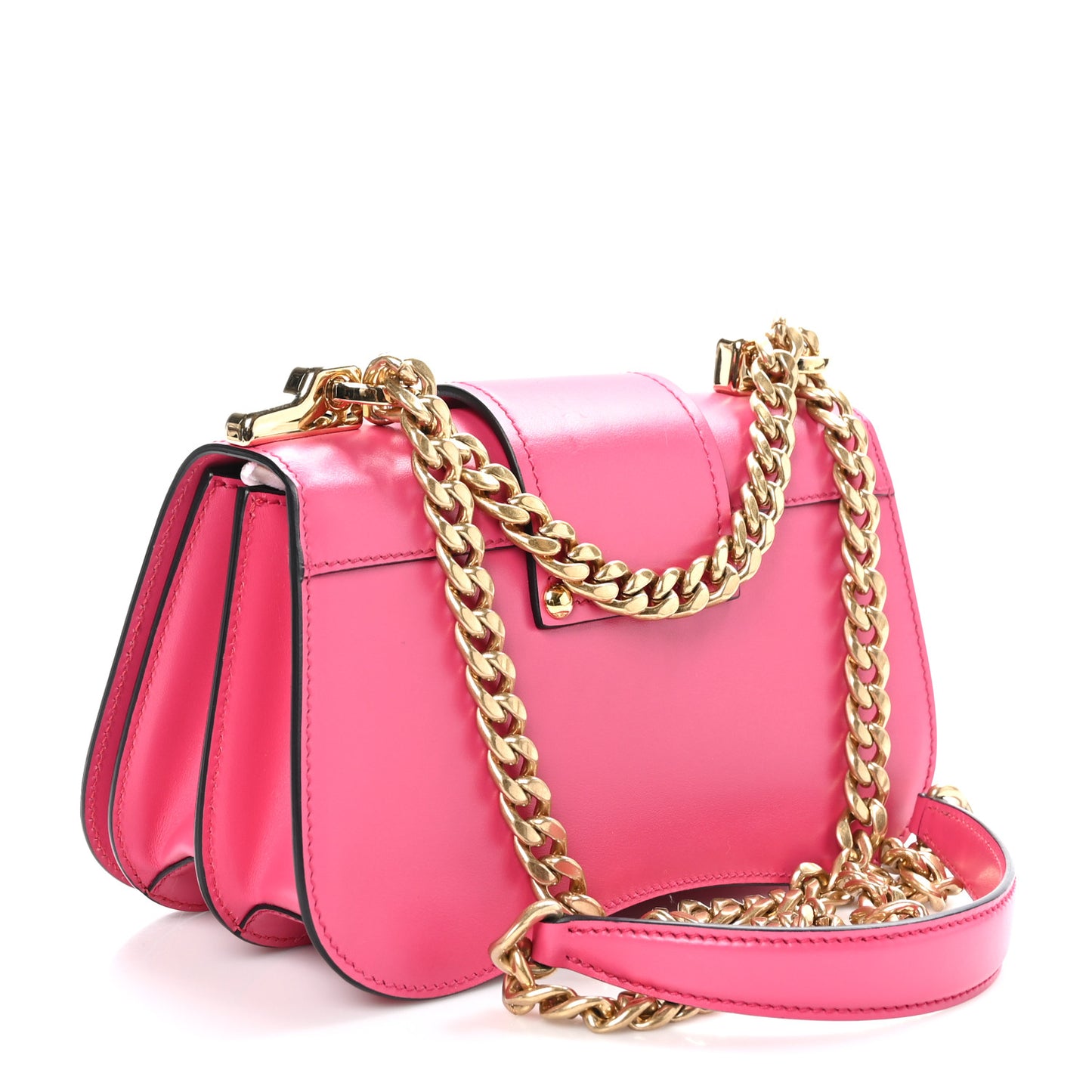 City Calfskin Sidonie Small Chain Crossbody Bag Magenta
