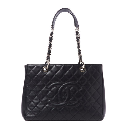 Chanel Caviar Quilted Grand Shopping Tote GST Black 1 of 10