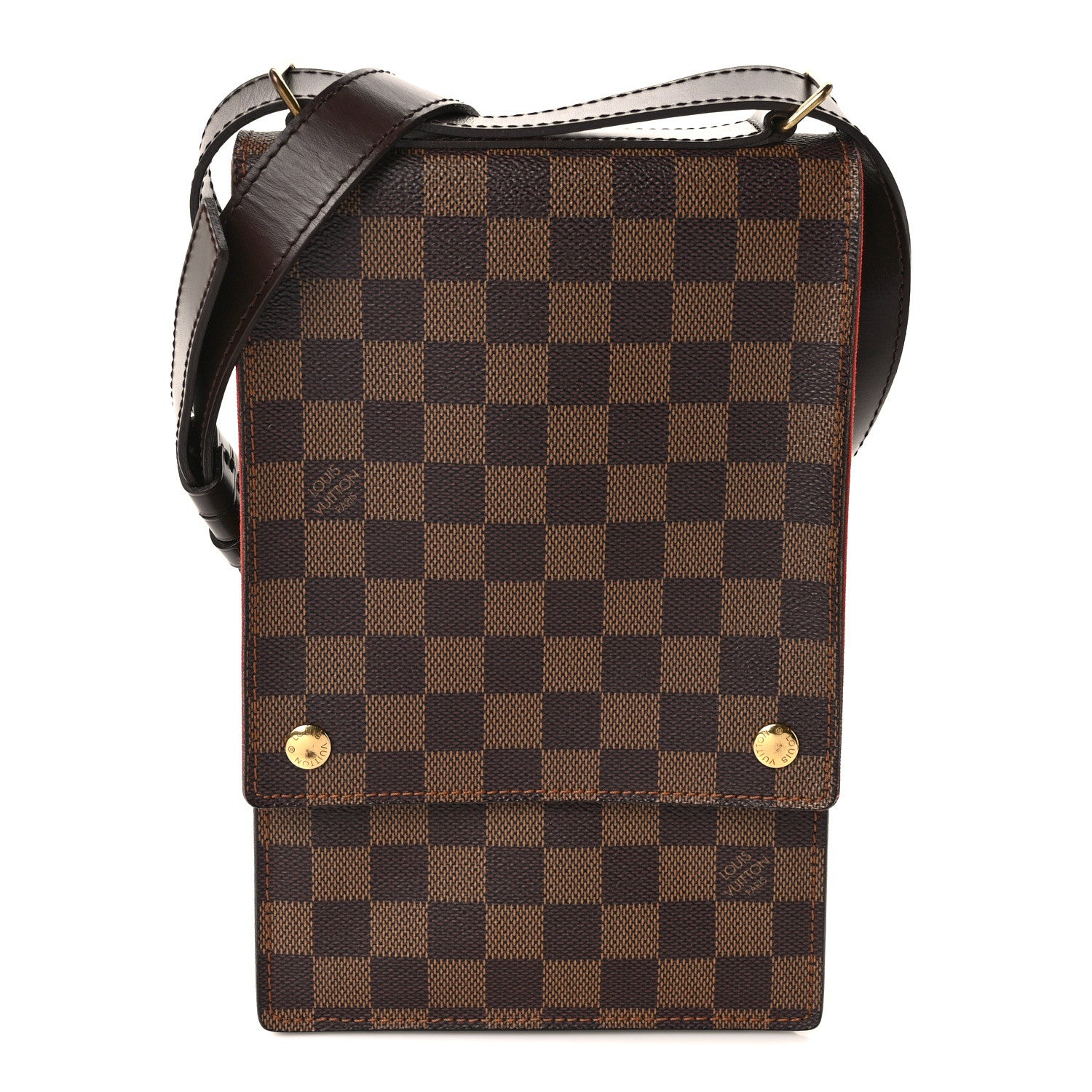 Louis Vuitton Damier Ebene Portobello Travel Shoulder Bag 1 of 8