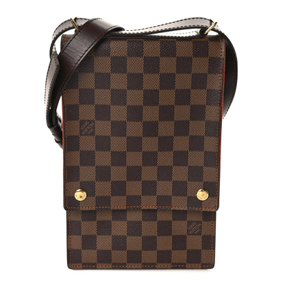 Louis Vuitton Damier Ebene Portobello Travel Shoulder Bag 1 of 8